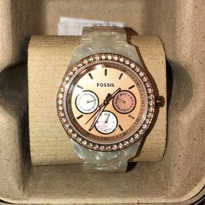 BEAUTIFUL rose gold FOSSIL watch